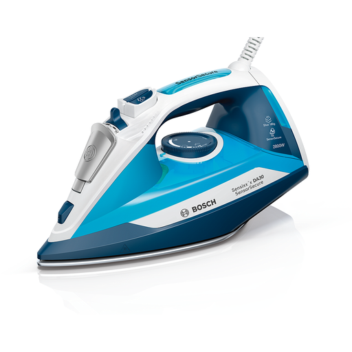 [mBshTDA3028210] Bosch Steam Iron Anticalc 2800W - Blue