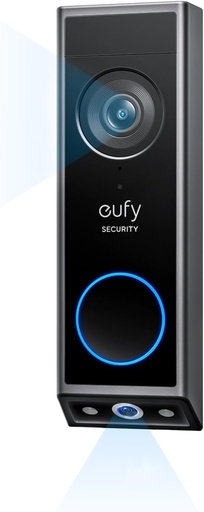 [mAnkE340] Eufy Security Video Doorbell 2K - Black (E340)