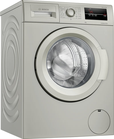 [mBshWAJ2018SME] Bosch Washing Machine 8kg 1000rpm - Silver (NEW) (WAJ2018SME)