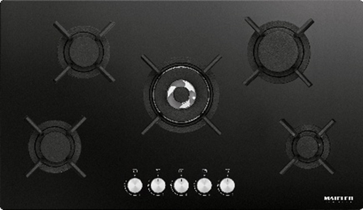 [mMilMH1008BK1] Maieler Built-in Hob 90cm Black Crystal