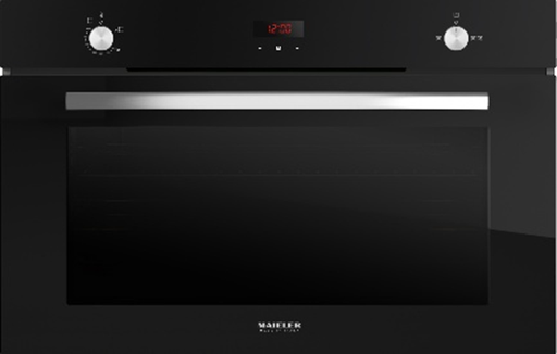 [mMilMO2004BK1] Maieler Digital Built-in Oven Gas 90cm 2 Fan 120L Black