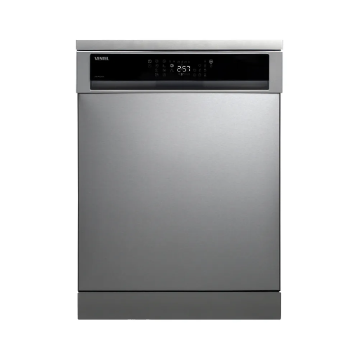 [mVstlDWFA328B1X] Vestel Dishwasher 8Programs 9Sprayers 3Basket - Stainless Steel (DWFA328B1X)