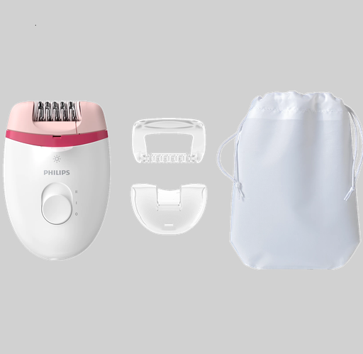 [mPlpBRE25500] Philips Essential Corded Compact Epilator +3 Accessories (NEW)