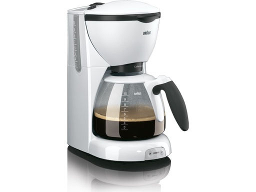 [mBrnKF5201C] براون ماكينة تحضير القهوة - ابيض