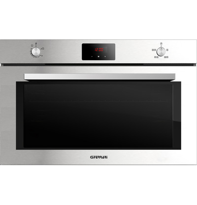 [mGfrSS90G2F] G3 Ferrari Built in Gas Oven 90cm 2 Fan 125Liter - Steel