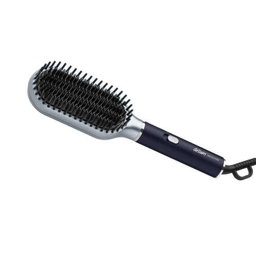 [mArz5158] Arzum Hair Straightening Brush Platinum Grey