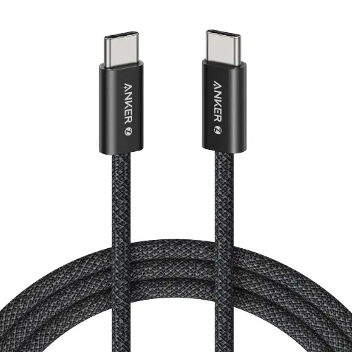 [mAnkA8060H12] Anker Zolo USB-C to USB-C Cable 240W (6ft) - Black