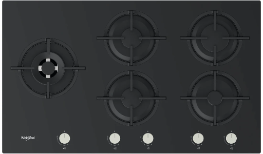 [mWrplGOA925NB] Whirlpool Gas Ceramic Hob 90cm Black (GOA 925/NB)