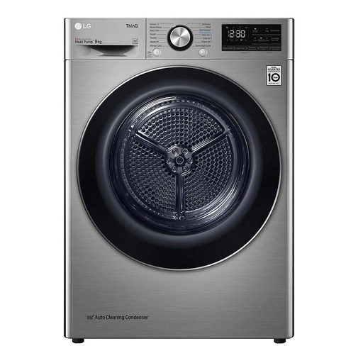 [mLGRH1077SVK] LG Dryer 9kg Dual Heat Pump A+++ Silver