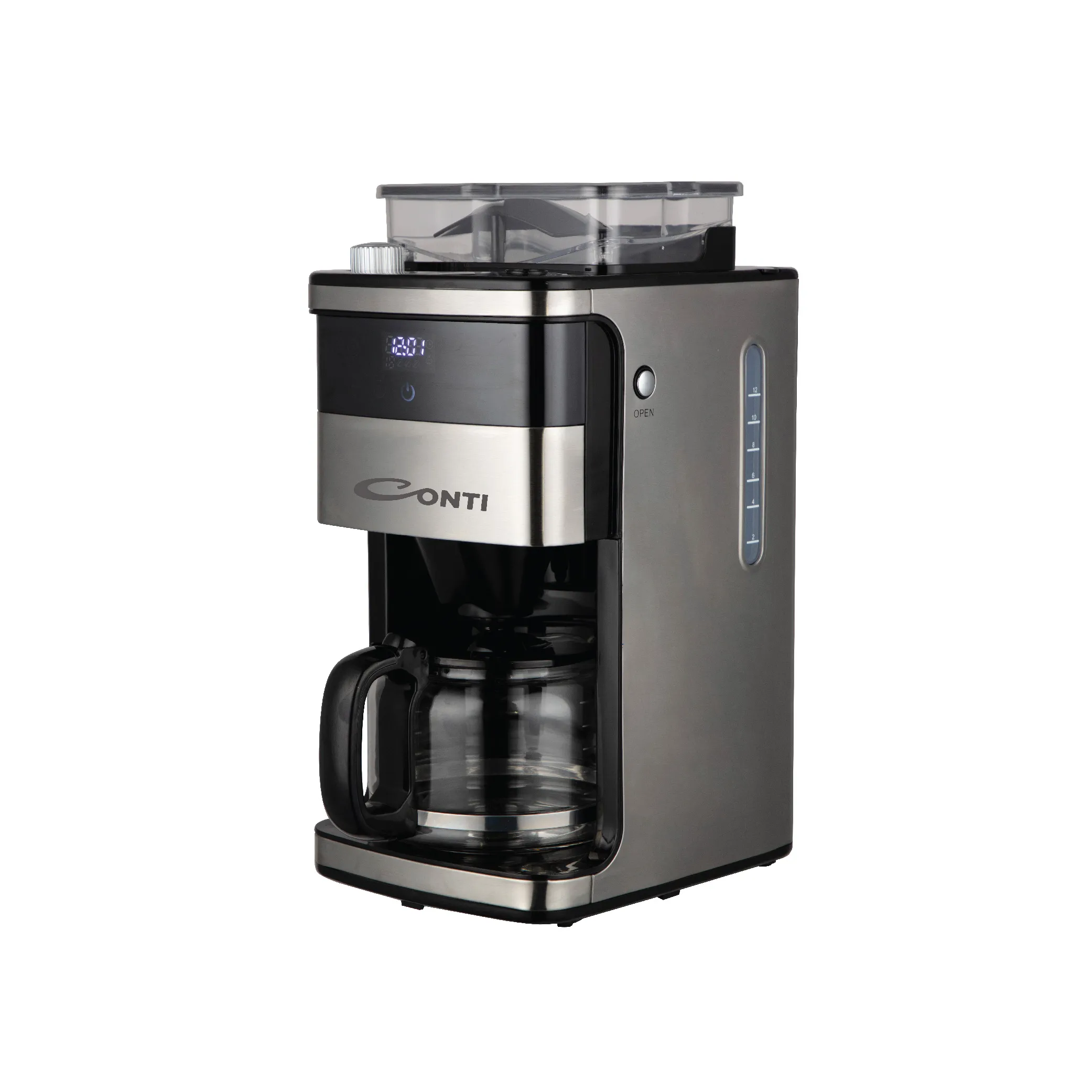 [mCntCM3034bs] Conti Filter Coffee Maker with Grinder