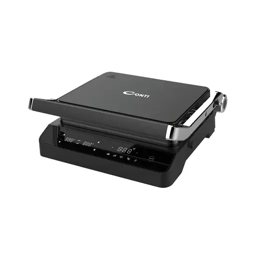 [mCntGt2202tg] Conti Contact Grill 2000W Digital 90° - Black