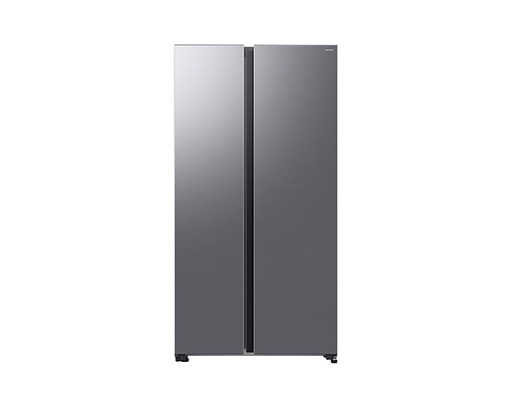[mSsgRS70F65Q1TJO ] samsung refrigerator side by side twin cooling 651l bespoke silver rs70f65q1tjo