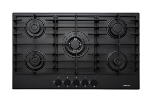[mShbrORIONa9501EMSSD] Schubert Built In Gas Hob 90cm Cast Iron - Black Matt