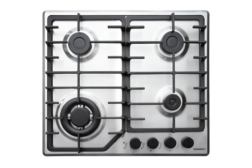 [mShbrDAIWAA6401] Schubert Built In Gas Hob 60cm Cast Iron - Stainless Steel