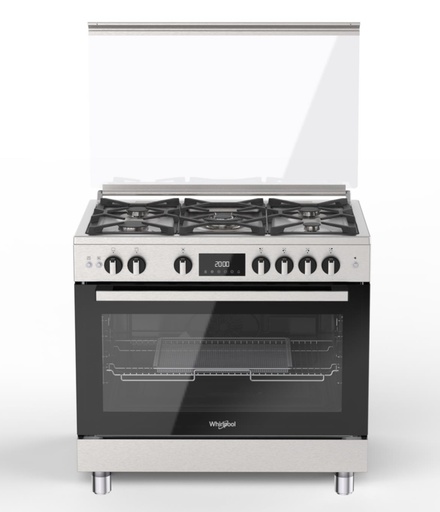[mWrplWR90GGF33229XNA] Whirlpool Gas Cooker 90cm Full Safety - Stainless steel (WR90 GGF 33229 XNA)