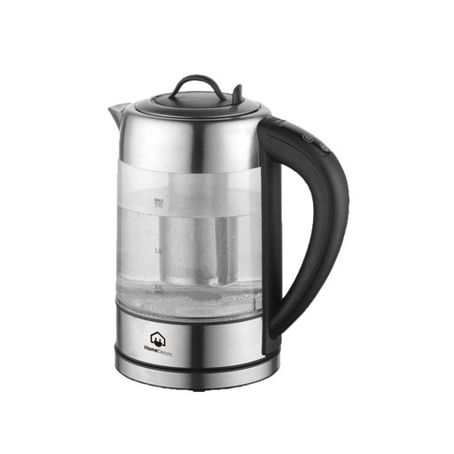 [mHEkk555] Home Electric Digital Kettle 1.7L Glass
