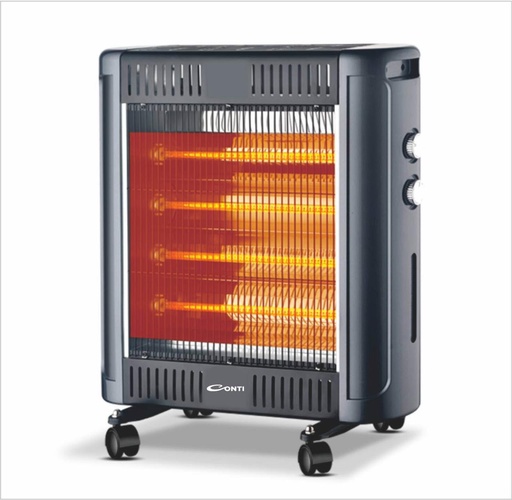 [mCntUQH20005WH] Conti Quartz Heater 00W - Black (UQH 20005 WH)