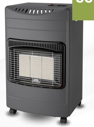 [mTkmzNASGHB] Tekmaz Gas Heater 3 Burners Black (NAS-GHB)