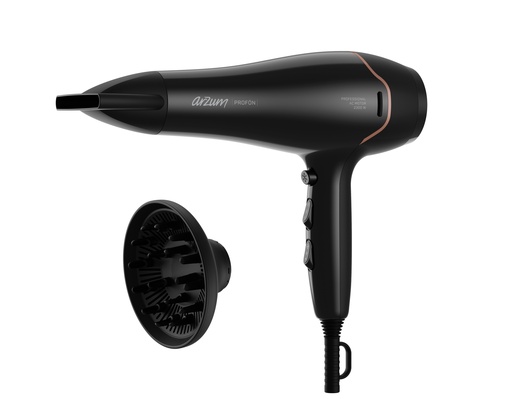 [mArz5122] arzum hair dryer 2300w ionic - black