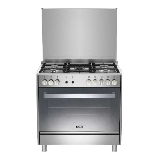 [mignG1961MXF2CCE] Ignis Gas Cooker 90cm 5 Burners Full 2Fan Cast Iron - Stainless Steel (G1961MXF2CCE)