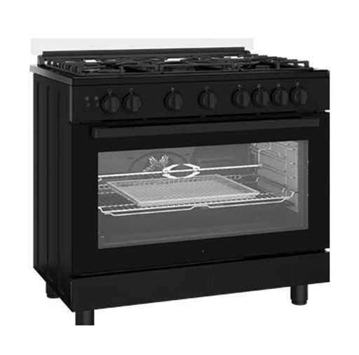 [mWrplWR90GGF33229BNA] Whirlpool Gas Cooker 90cm Full Safety - Black (WR90 GGF 33229 BNA)