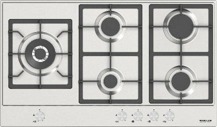 [mMilMH1010IX1] Maieler Hob 90cm Inox تيربو جانبيه (MH1010IX1)