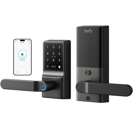 [mAnkT85L0111] eufy smart lever lock c33 - black