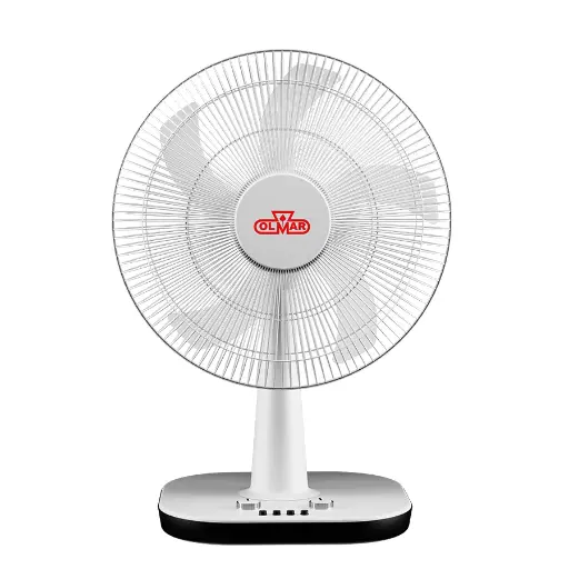 [mLmrFD1606] اولمار مروحة طاولة 16" ابيض