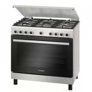[mBshHGVDF0V51Q] Bosch Gas Cooker 90cm Full Safety 125Liter Series 4 Stainless Steel (HGVDF0V51Q)