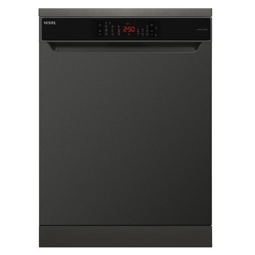 [mVstlDWFA2Y9N1DX.0VAT] Vestel Dishwasher 9 Programs 3 Sprayer 14Sets - Drak Inox (DWFA2Y9N1DX)