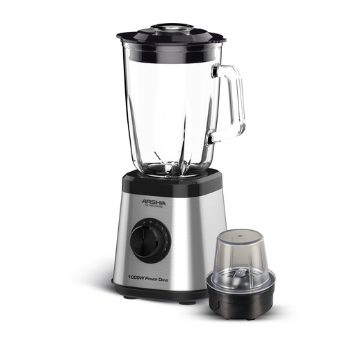 [mRsh3448] Arshia Blender 1000W 1.5L Glass Jug 6Blades