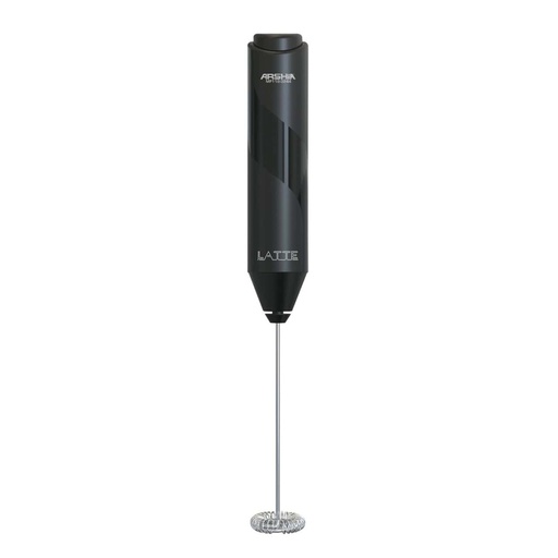 [mRsh3244] Arshia Milk Frother Stainless Steel Wand OneButton Operation - Black
