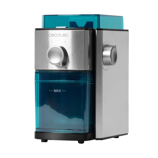 [mCct4277] Cecotec Coffee Grinder 150W 17 Grinding Levels 250g Airtight Bean Container - Stainless Steel (SteelMill 2000)