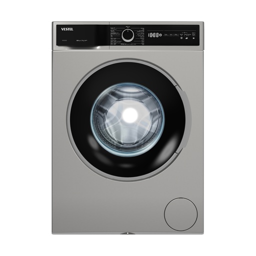 [mVstlW712T2TDSS] vestel washing machine 7kg 1200rpm silver