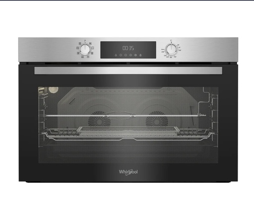 [mWrplWOE9R3TF49XME] Whirlpool Built in Oven Electric 90cm 111Liter Fan Digital - Inox