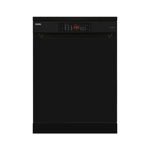 [mVstlDWFA2Y9N1B.0VAT] Vestel Dishwasher 9 Programs 4 Sprayer 14Sets - Black (DWFA2Y9N1B)