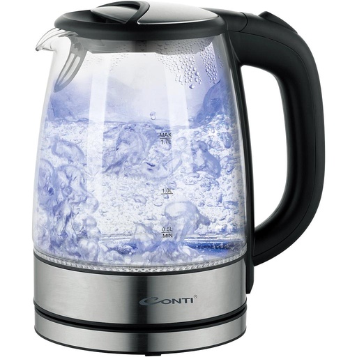 [mCntCK6002G] Conti Kettle 1.7 Liter 2200W - Glass