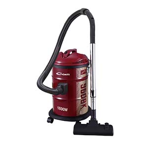 [mCntVD1800r] Conti Drum Vacuum 1800W 21Liters - Red