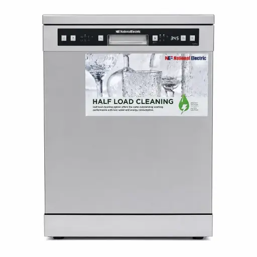[2x7521Sm] National Electric 6Prog 2Basket Dishwasher - 12Set Silver