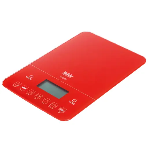 [mFkrMolly2090] Fakir dijital kitchen scale molly - red