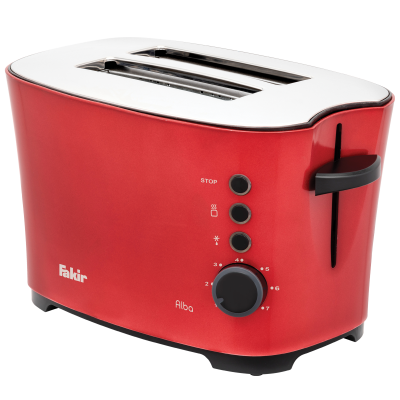 [mFkrAlba4175] Fakir toaster alba - red