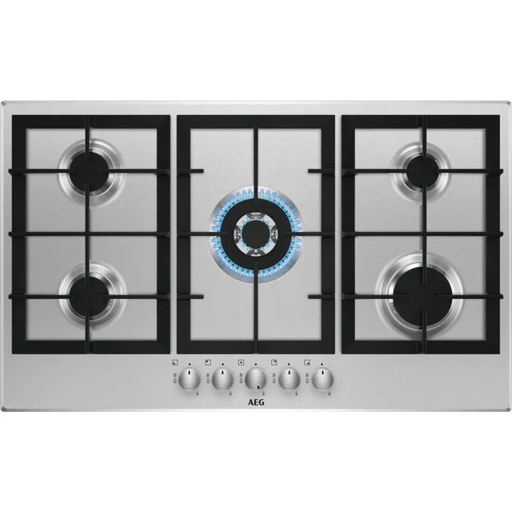 [mAEGHGB95320SM] AEG Hob 90cm - Stainless Steel