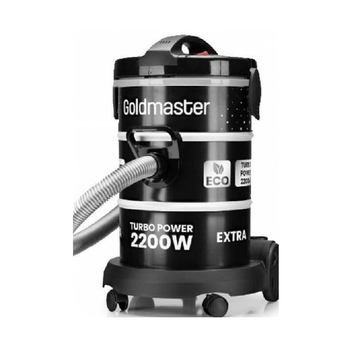 [mGM7594] GoldMaster Drum Vacuum Cleaner 24Liter- Black