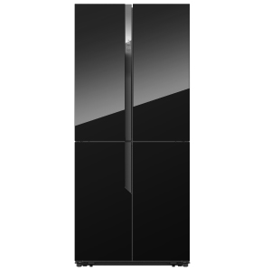 [mHsnsRQ561N4AB1] Hisense Refrigerator Four Door 432Liter - Black