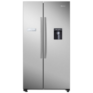 [mHsnsRS741N4WSU] Hisense Refrigerator Side by Side 565L Stainless Steel