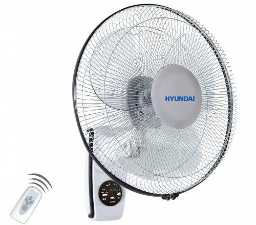 [mHndWF07R] Hyundai Fan 16" Wall Remote 60W White