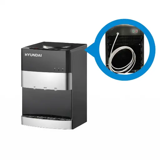 [mHndWD422Tbd2t] Hyundai Water Cooler Table Direct to Tap - Black