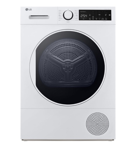 [mLGRH80T2AP6RM] LG Dryer 8kg Dual Heat Pump - White (NEW)