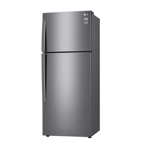 [mLGGCM592LL] LG Refrigerator 471Liter Inverter Shiny Steel [592Li]