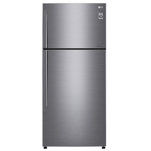 [mLGgnm642LL] LG Refrigerator 516L Inverter - Shiny Steel